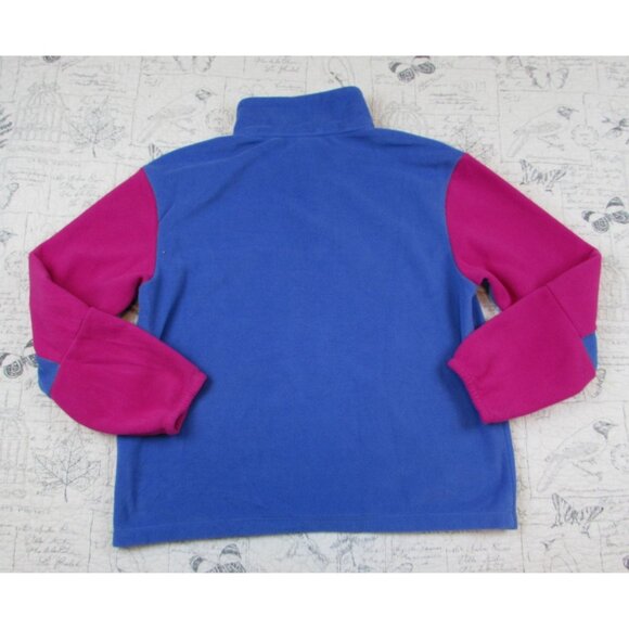 EUC Patagonia Microdini women’s Fleece 1/2 Zip Pullover purple pink green L - Picture 6 of 6